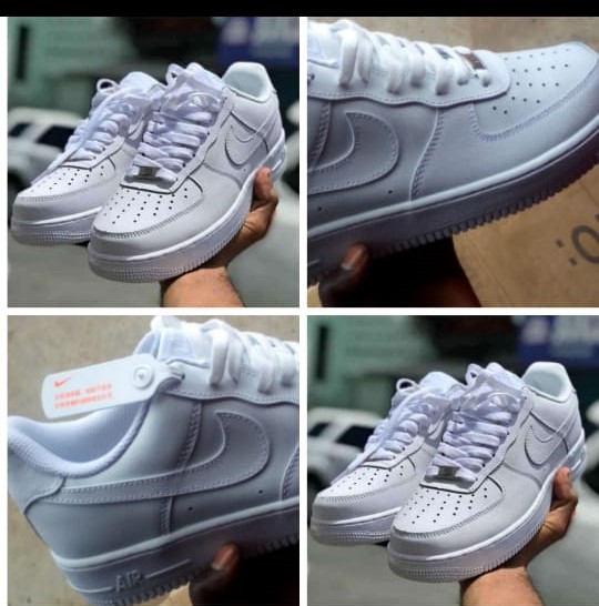 Airforce Plain White Sneakers